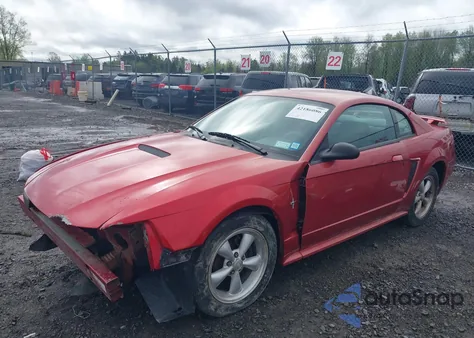 2001 Ford Mustang из США, поврежденный, VIN 1FAFP40451F185277